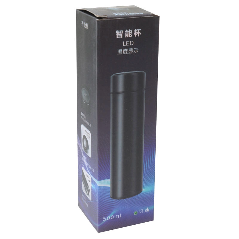 فلاسک مدل هوشمند 058 گنجایش 0.5 لیتر - مشکی مات