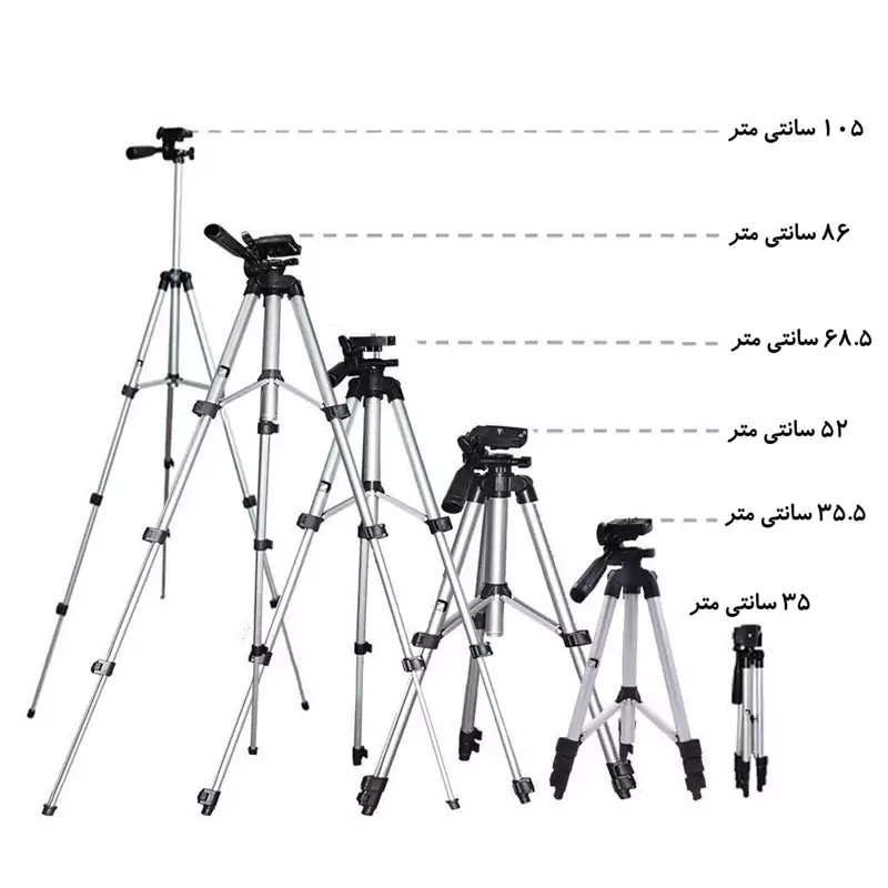 سه پایه نگهدارنده گوشی 3120 و 3110 تریپاد tripod(پایه نگهدارنده دوربین موبایل فیلم برداری عکاسی همسفر منوپاد طرح و مدل)