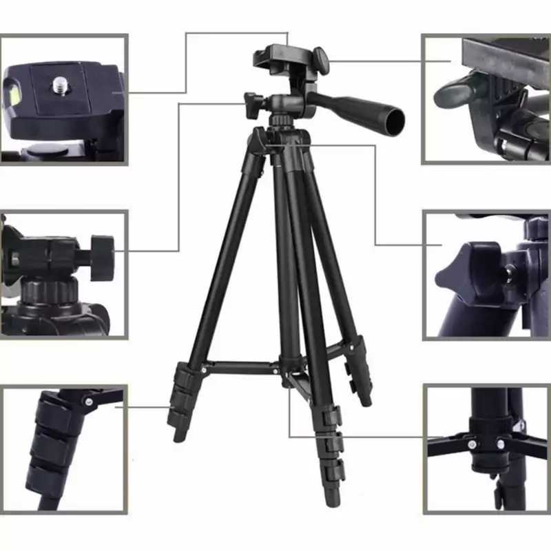 سه پایه نگهدارنده گوشی 3120 و 3110 تریپاد tripod(پایه نگهدارنده دوربین موبایل فیلم برداری عکاسی همسفر منوپاد طرح و مدل)