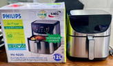 سرخ کن بدون روغن فیلیپس دو المنت تمام استیل سه شاخ مدل PH9220 ظرفیت 12 لیتر