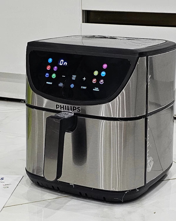 سرخ کن بدون روغن فیلیپس دو المنت تمام استیل سه شاخ مدل PH9220 ظرفیت 12 لیتر