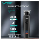 ماشین ریش تراش VGR937 اصلی با 18ماه گارانتی پرقدرت باتری 2000میلی آمپری مدل 1