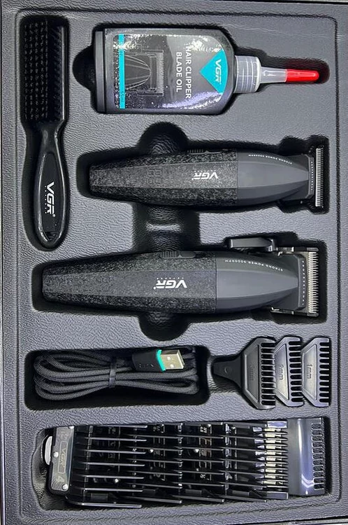 ماشین اصلاح سر و صورت دوقلو وی جی آر مدل V-640 با 18 ماه گارانتی