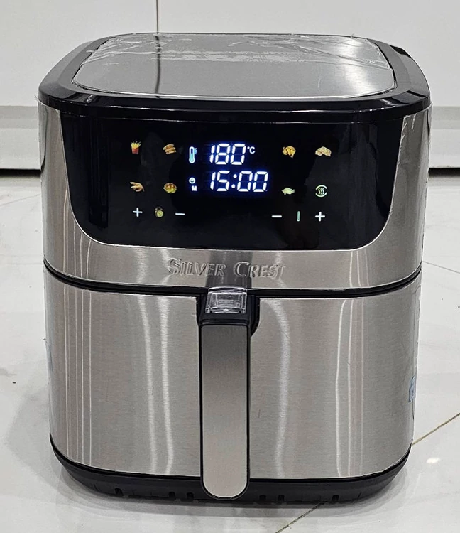 سرخ کن بدون روغن سیلور کرست 13.5 لیتر دو المنت سه شاخ اروپا حک شده مدلMZ-DA2X -3806