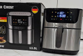 سرخ کن بدون روغن سیلور کرست 13.5 لیتر دو المنت سه شاخ اروپا حک شده مدلMZ-DA2X -3806