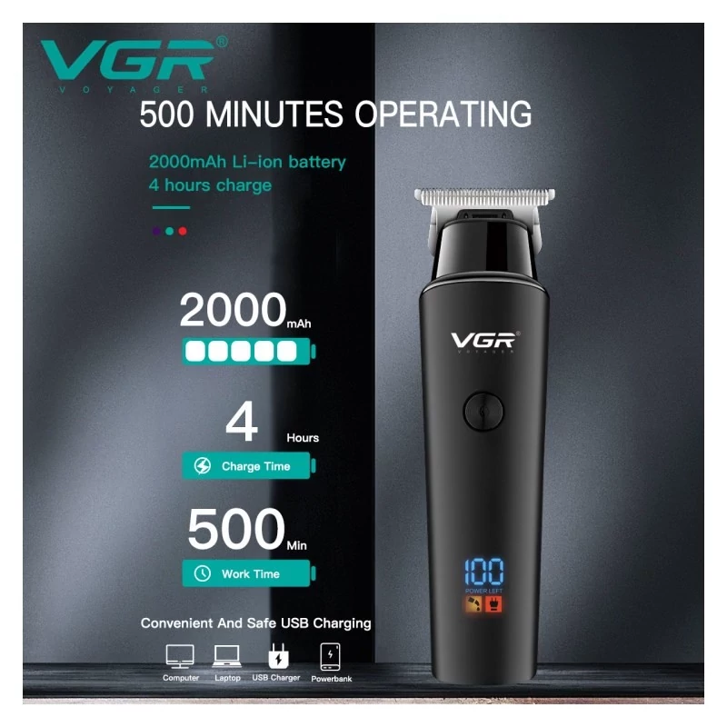 ماشین اصلاح و خط زن VGR اصل با 18ماه گارانتی و پرقدرت