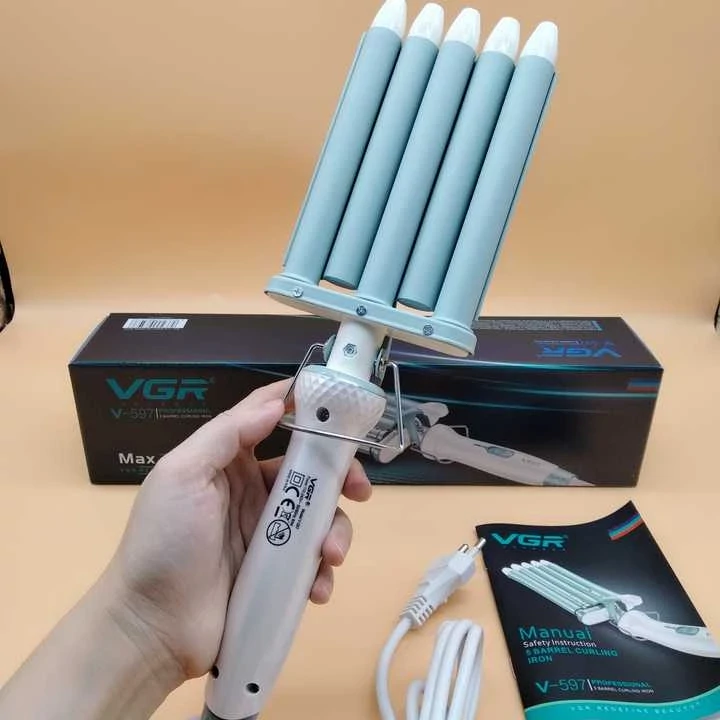 فر کننده مو وی جی آر مدل VGR-597 پنج لول SS با 18 ماه گارانتی