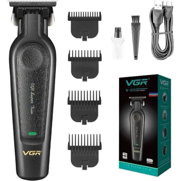 ماشین اصلاح وی جی آر مدل VGR V-995 با تیغه استیل ضد زنگ و برش مستقیم