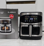 سرخ کن بدون روغن سیلورکرست مدل XL-6094-g وات 2400 دو المنت ظرفیت 15 لیتر بسکت جلو شیشه