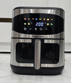 سرخ کن بدون روغن سیلورکرست مدل XL-6094-g وات 2400 دو المنت ظرفیت 15 لیتر بسکت جلو شیشه
