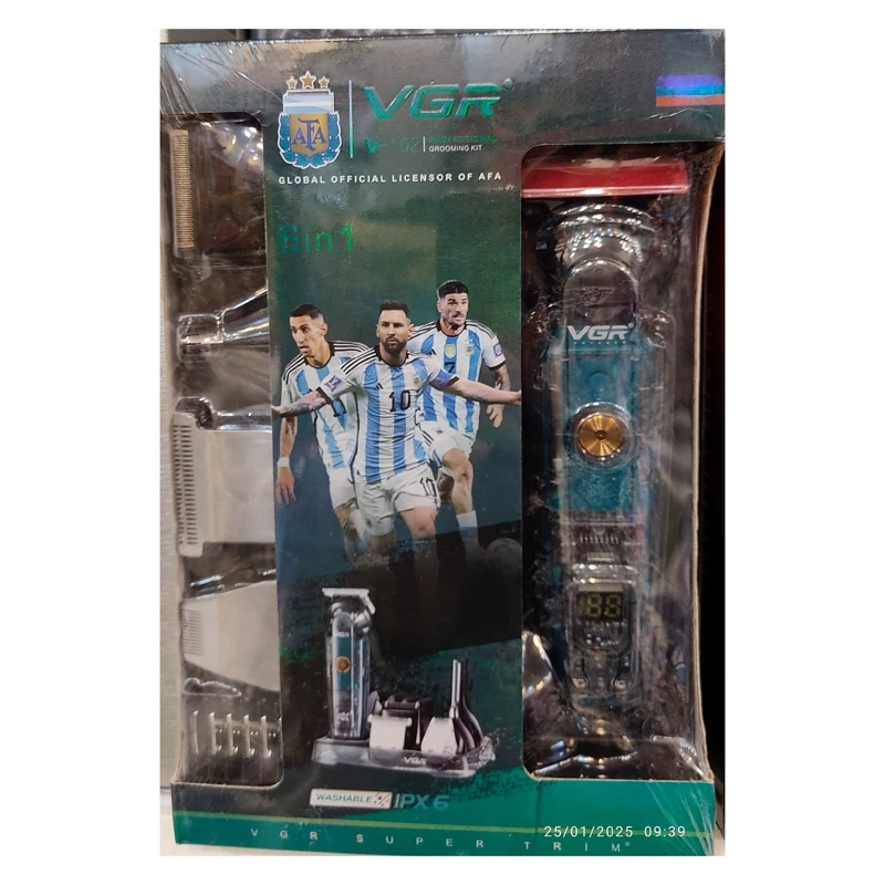 ماشین اصلاح 6 کاره ضد اب وی جی ار VGR V-102  و  VGR 095 کیفیت عالی ریش تراش شیور خط زن حجم زن موزر