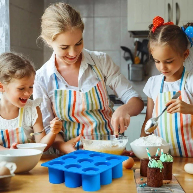 قالب یخ سیلیکونی طرح استوانه ای