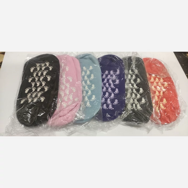 جوراب سیلیکونی پاپوش طبی مراقبت و ضد ترک پا Spa Gel Socks