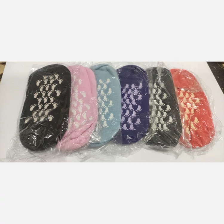 جوراب سیلیکونی پاپوش طبی مراقبت و ضد ترک پا Spa Gel Socks