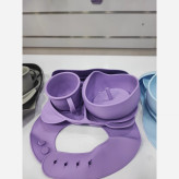 ظرف غذاخوری کودک سیلیکونی silicone baby cutlery set