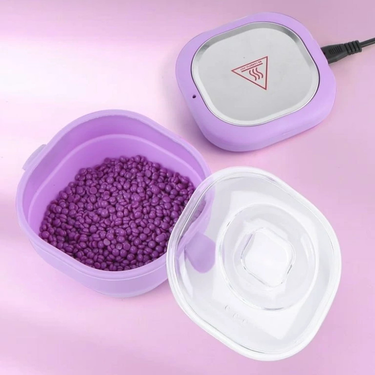 دستگاه وکس سیلیکونی ، موم گرم کن اصلی وارداتی تاشو سلیکونی مربع wax warmer