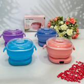 دستگاه وکس سیلیکونی ، موم گرم کن اصلی وارداتی تاشو سلیکونی مربع wax warmer