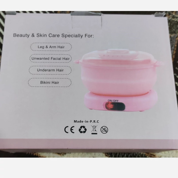 دستگاه وکس برقی سیلیکونی pro wax 700 مسافرتی ( دستگاه شمع دارای دکمه خاموش روشن)
