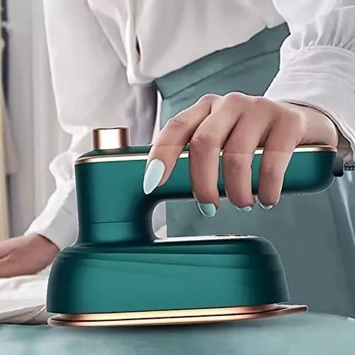 اتو مسافرتی مدل mini electric iron مینی اتو مسافرتی سبز رنگ اتو لباس کد zF688