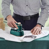 اتو مسافرتی مدل mini electric iron مینی اتو مسافرتی سبز رنگ اتو لباس کد zF688
