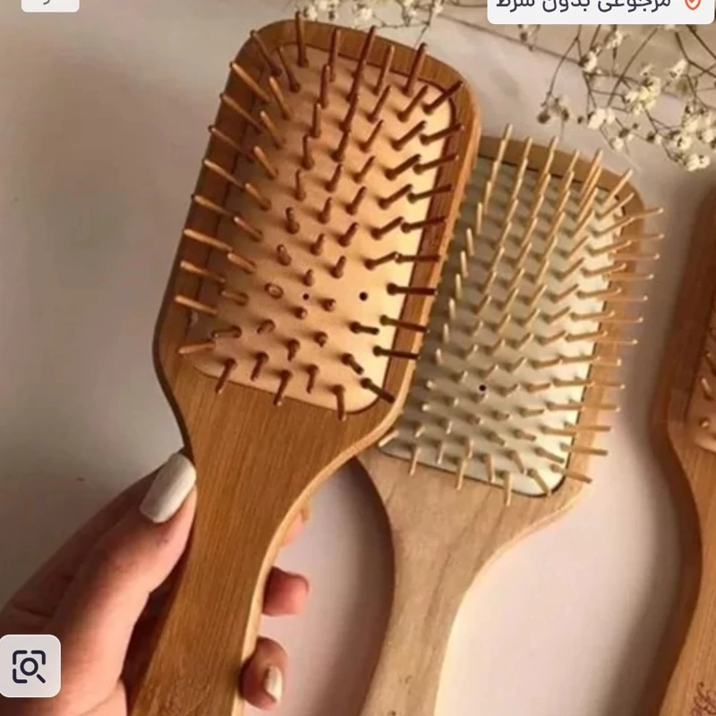 برس مو بامبو با بدنه بامبو