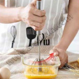 همزن فشاری و چرخشی دستی استیل مخصوص آشپزی و قنادی