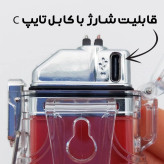 فندک شارژی مدل پلاسما چراغدار نوع شعله صاعقه ای فندک پلاسما برقی ضد آب و شارژی