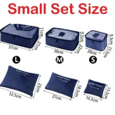 پک نظم دهنده چمدان طرح ساده 6عددی لاندری پوش