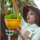 گلدان آویز گل آذین مدل مارانتا کد 325