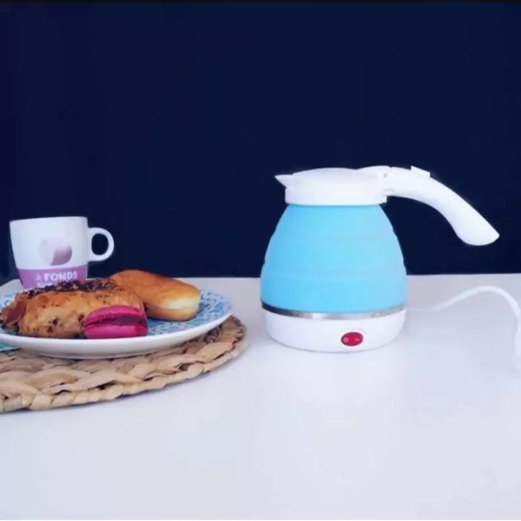 کتری برقی تاشو سفری کتری برقی سیلیکونی مسافرتی