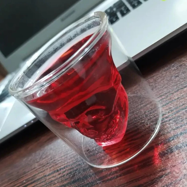 شات پیرکس دوجداره اسکلتی سه بعدی
