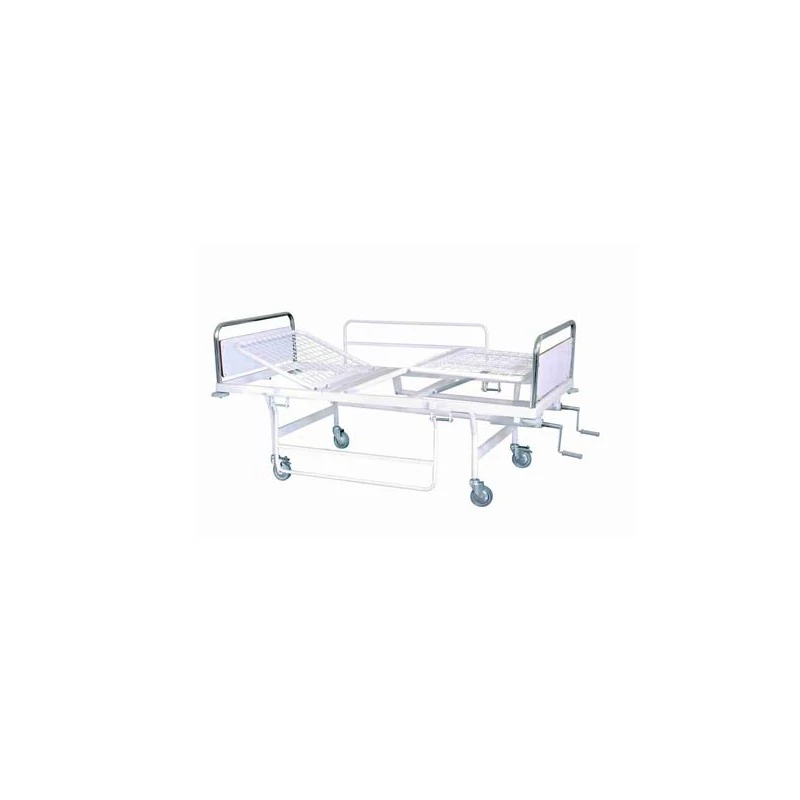 تخت بیمار دو شکن رویه توری
