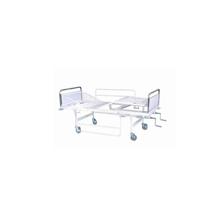 تخت بیمار دو شکن رویه توری