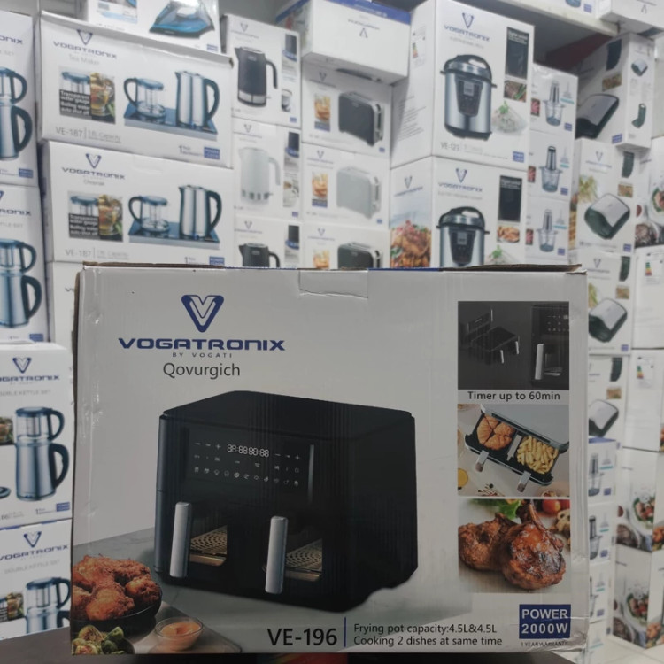 سرخ کن دوقلو 9 لیتری وگاتی مدل VE-196