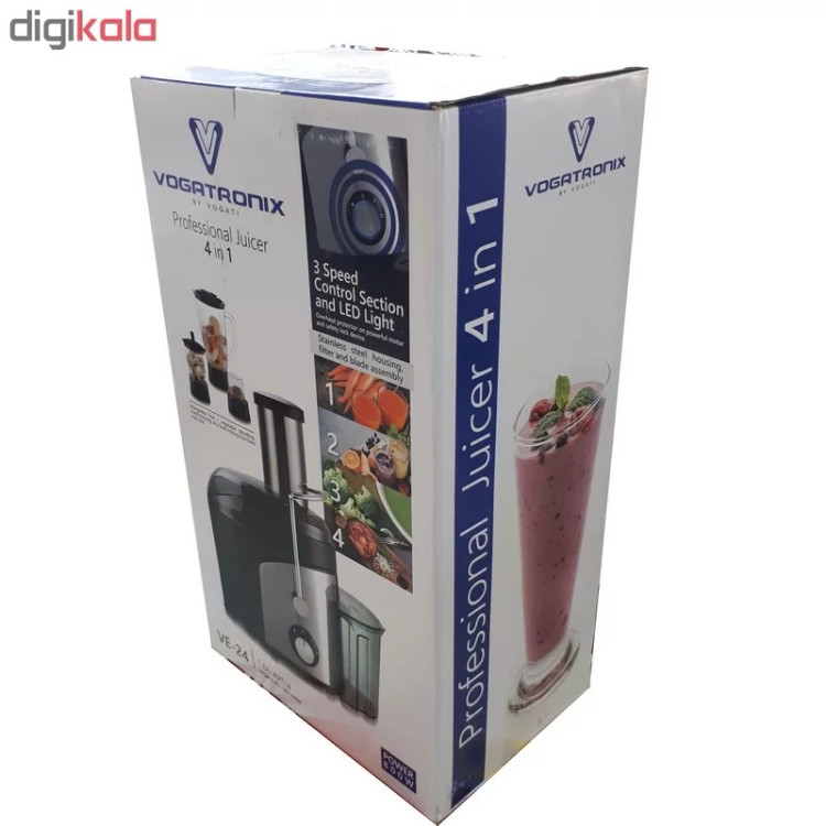 آبمیوه گیری چهار کاره وگاترونیکس مدل VE 24 وگاتی