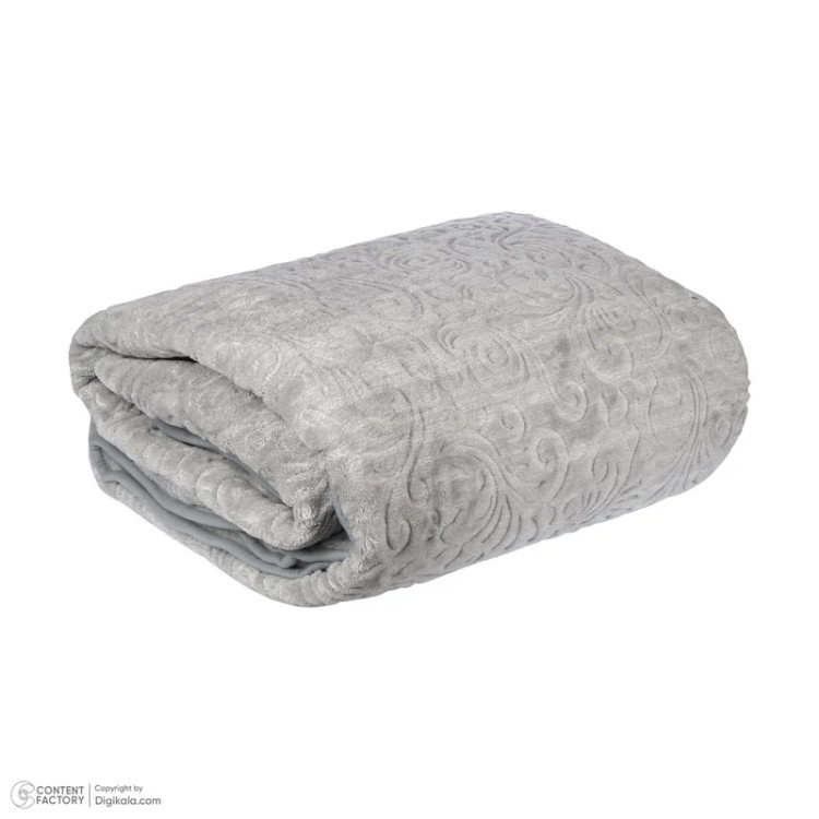 پتو 2 نفره گلبافت مدل گلدار پرسی سایز 240x220 سانتیمتر