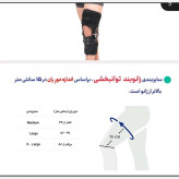 زانو بند توان بخشی اورتینو