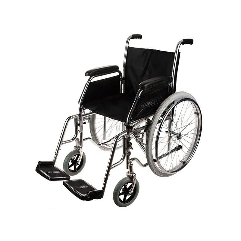ویلچر 701ds ضربدری دوبل دسته شکن عقب بادی ایران بهکار