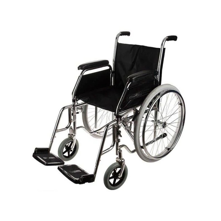 ویلچر 701ds ضربدری دوبل دسته شکن عقب بادی ایران بهکار