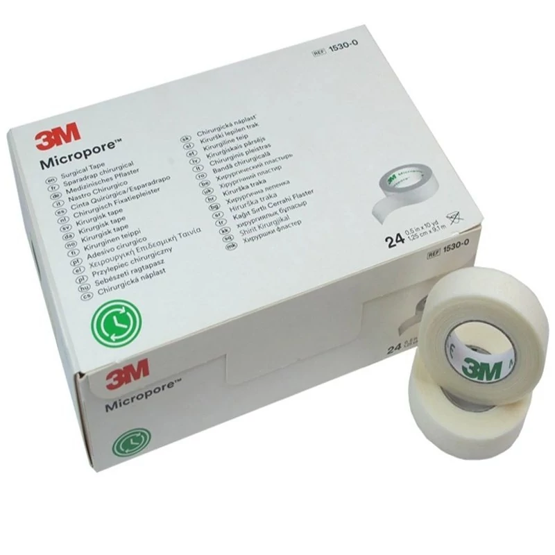 چسب ضد حساسیت 3M میکروپور سایز 1.25 اصلی شرکتی