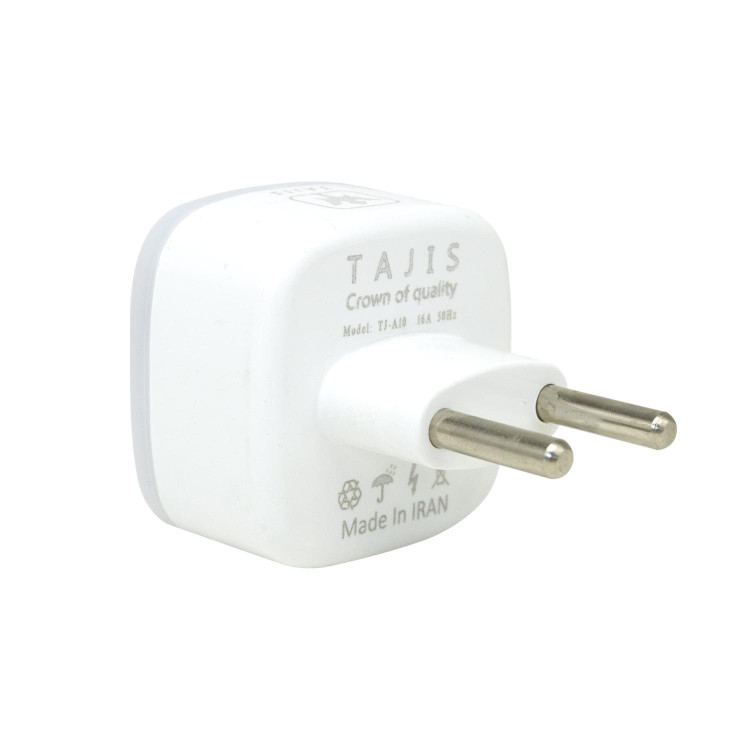 تبدیل 3 به 2 چراغ دار tajis مدل A10 کیفیت عالی