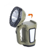 چراع قوه و مهتابی شارژی دارای پنل خورشیدی مدل HB-5678 کیفیت عالی