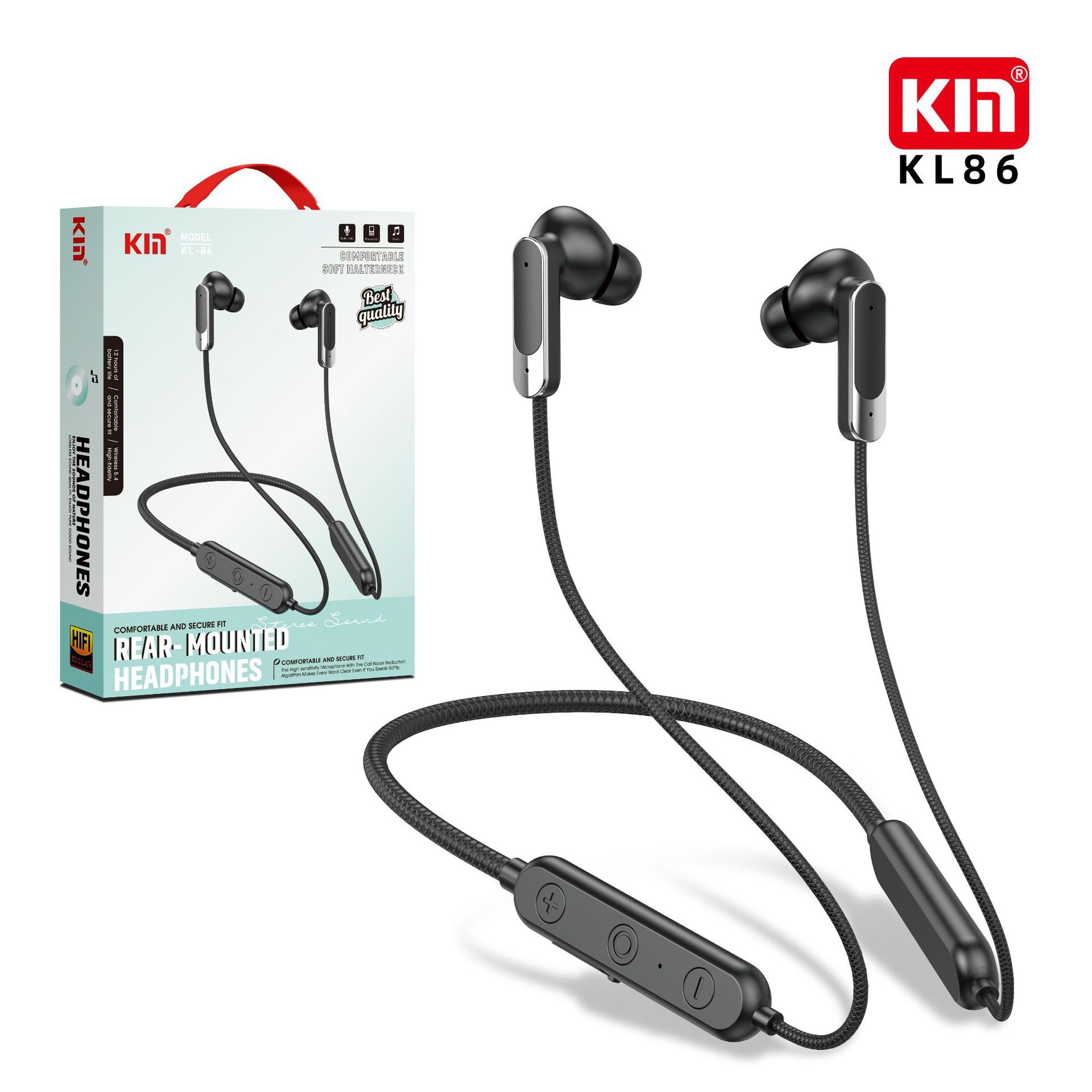 هندزفری بلوتوثی گردنی اورجینال kin مدل kl-86 کیفیت عالی