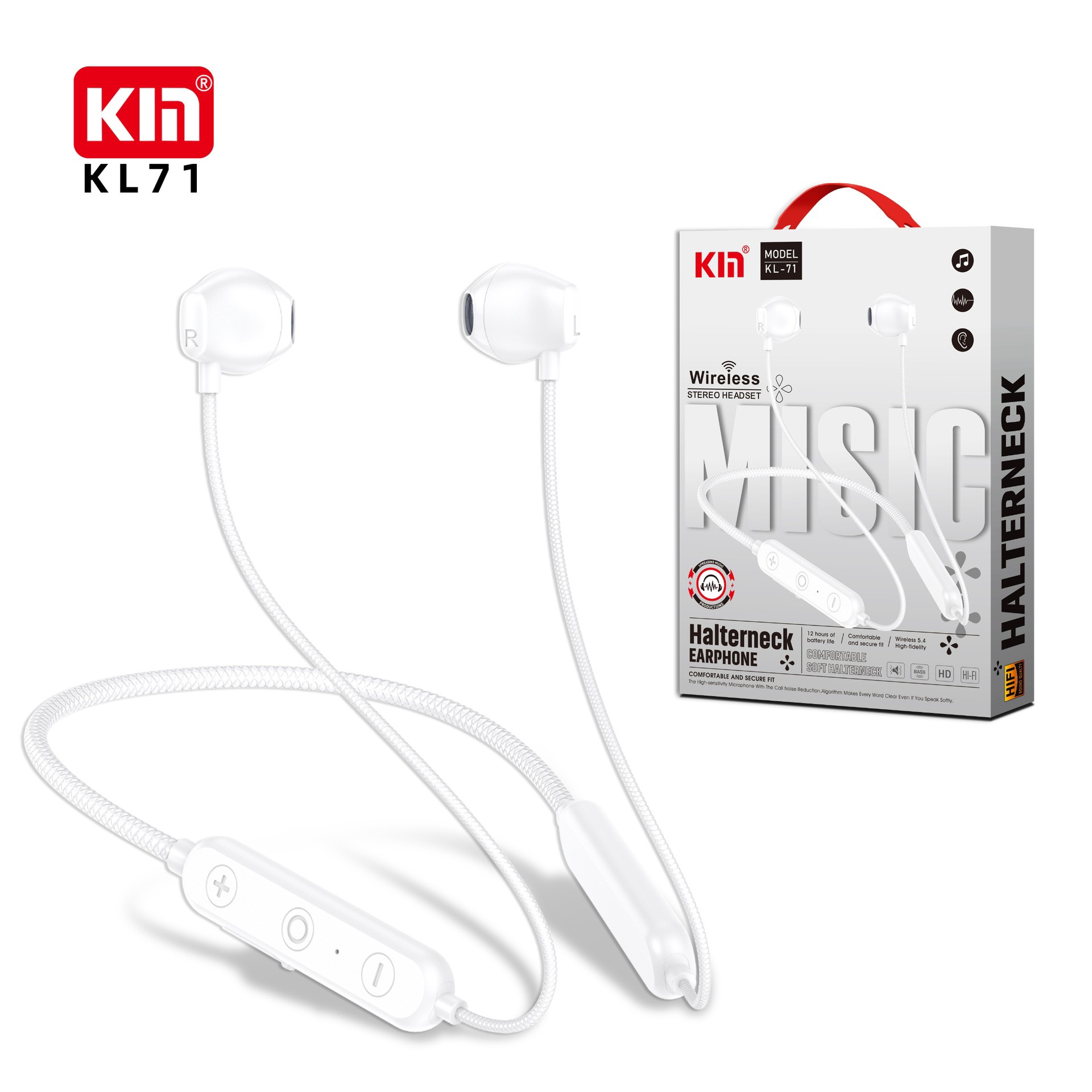 هندزفری بلوتوثی گردنی اورجینال kin مدل kl-71 کیفیت عالی