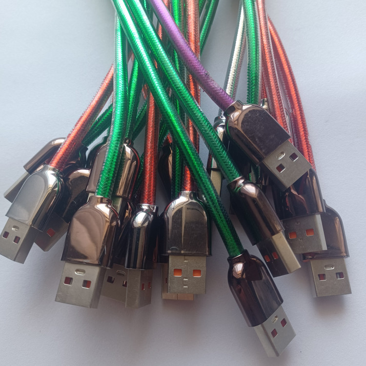 کابل شارژ پاوربانکی میکرو دولایه 18 تا 20 سانتی متری کیفیت عالی