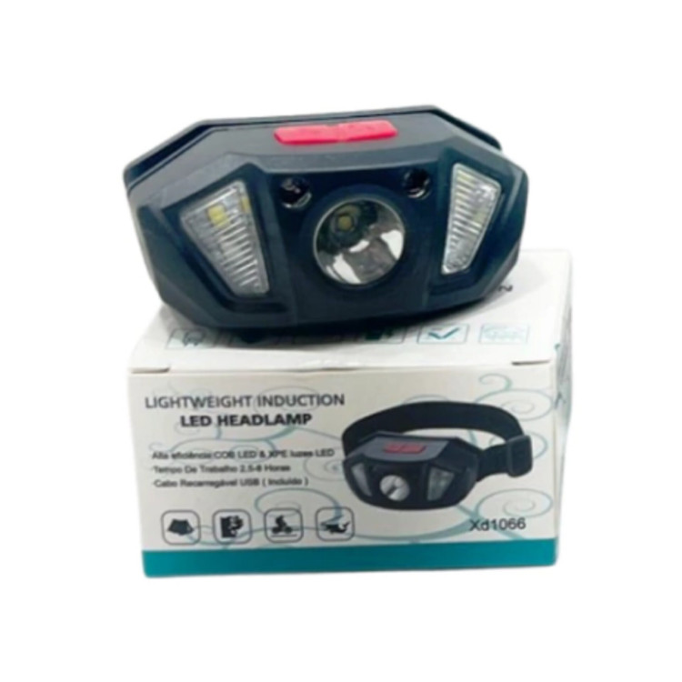 چراغ پیشانی شارژی سنسور دار مدل xd1066 کیفیت عالی