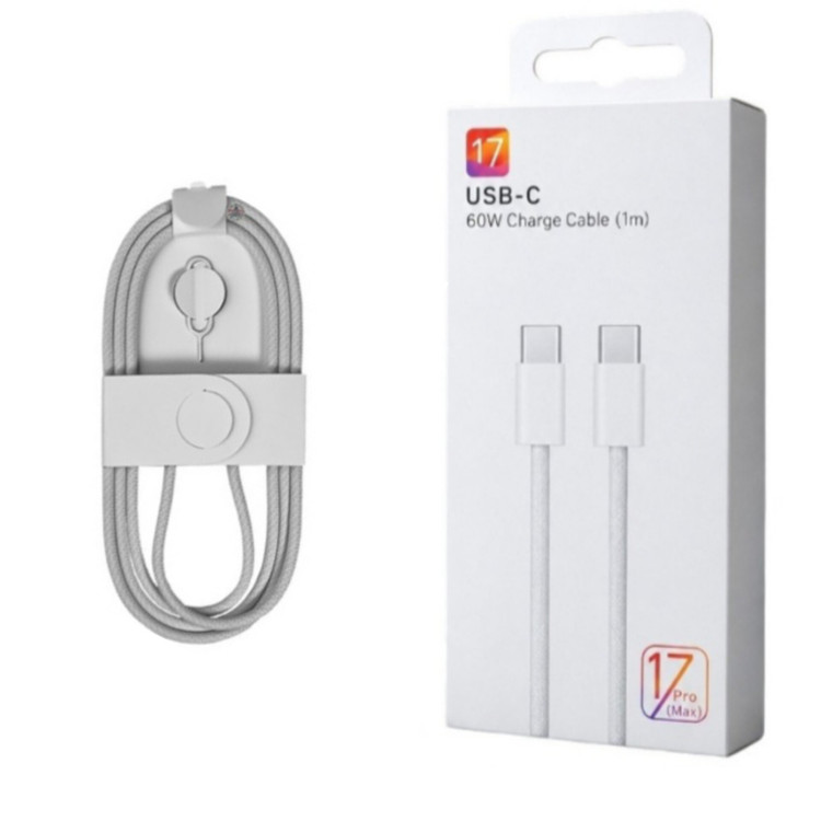 کابل شارژ آیفون Apple 17pro max کیفیت عالی