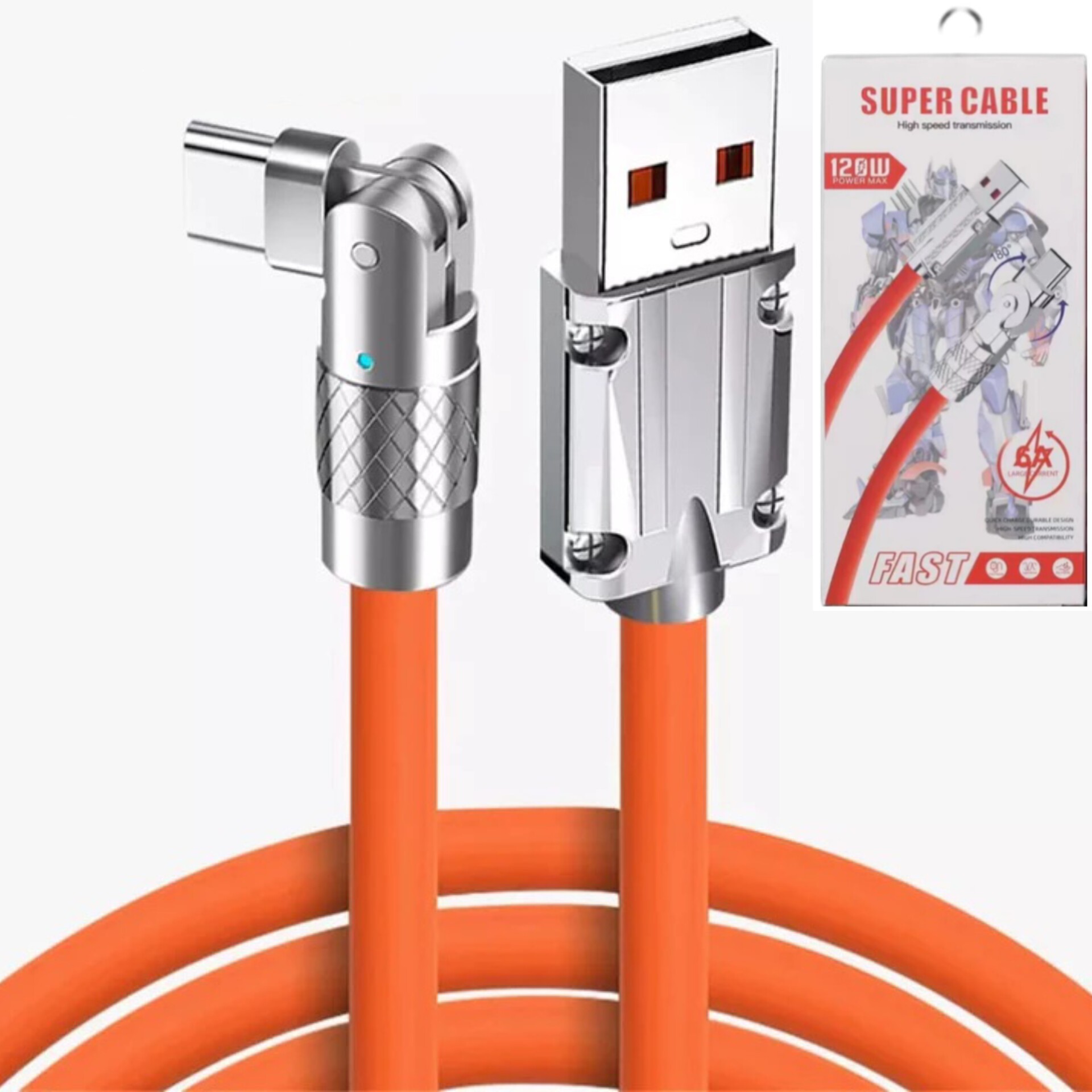 کابل شارژ تایپ سی گیمینگ super high speed کیفیت عالی