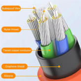 کابل شارژ تایپ سی گیمینگ super high speed کیفیت عالی