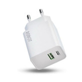 شارژر اورجینال 12 وات robot مدل rt-k8 plus کیفیت عالی دارای دو پورت تایپ سی و usb